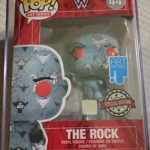 Funko Pop! Art Series: WWE - The Rock Vinyl Figure #44 (Walmart Exclusive)